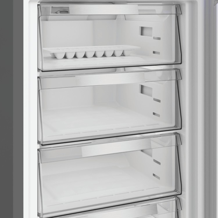 Hotpoint 317 Litre 50/50 Freestanding Fridge Freezer with VitalCare - Dark Inox