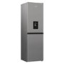 Hotpoint 268 Litre 50/50 Freestanding Fridge Freezer with Water Dispenser - Silver