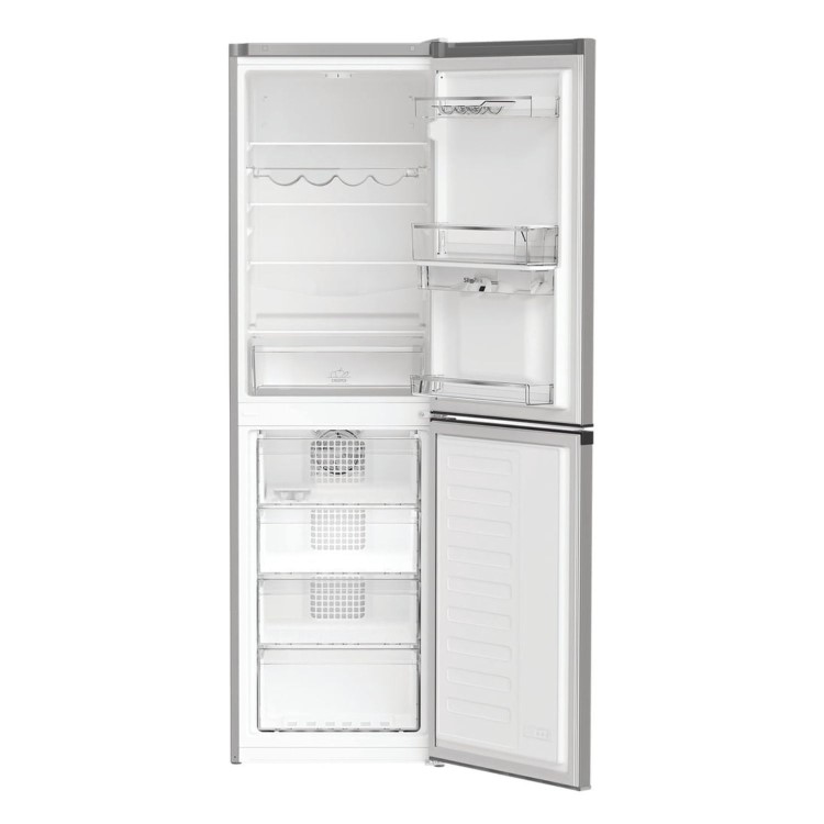 Hotpoint 268 Litre 50/50 Freestanding Fridge Freezer with Water Dispenser - Silver