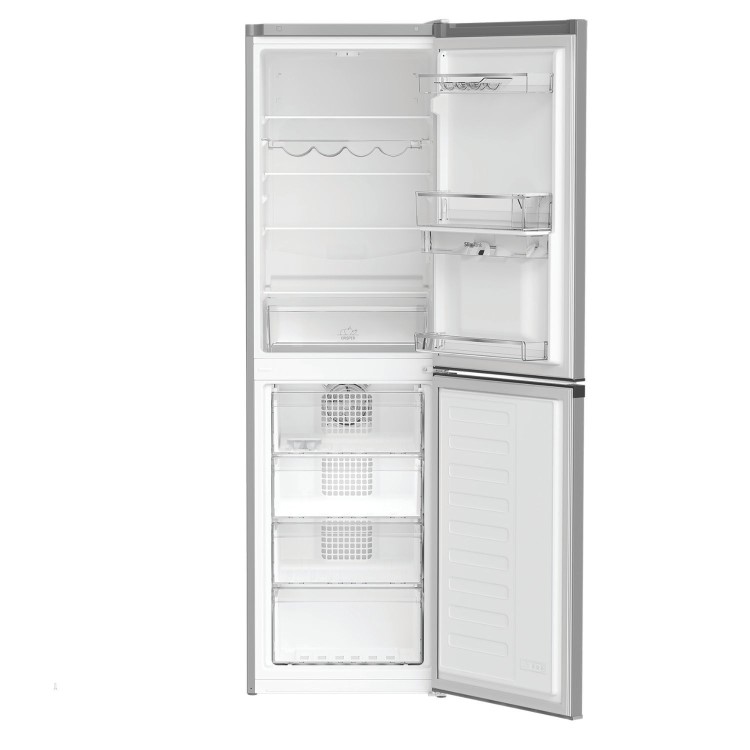 Hotpoint 270 Litre 50/50 Freestanding Fridge Freezer with Water Dispenser - Silver