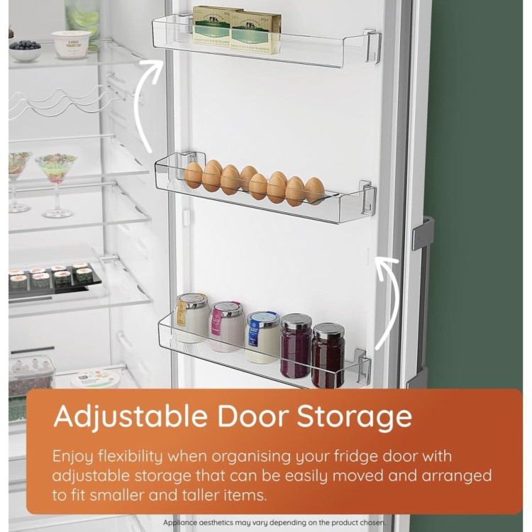 Hotpoint 268 Litre 50/50 Freestanding Fridge Freezer with Water Dispenser - Silver