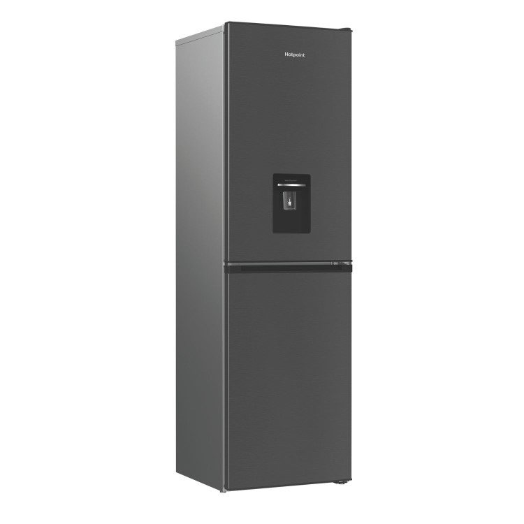 Hotpoint 268 Litre 50/50 Freestanding Fridge Freezer - Dark Stainless Steel