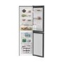 Refurbished Hotpoint 270 Litre 50/50 Freestanding Fridge Freezer - Dark Stainless Steel