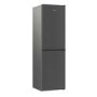Refurbished Hotpoint 270 Litre 50/50 Freestanding Fridge Freezer - Dark Stainless Steel