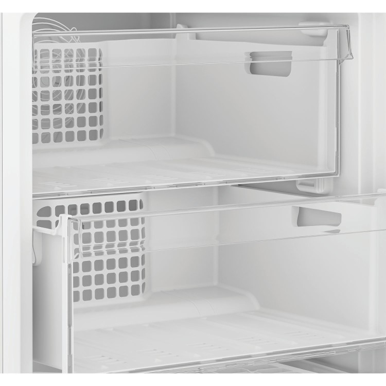 Refurbished Hotpoint 270 Litre 50/50 Freestanding Fridge Freezer - Dark Stainless Steel