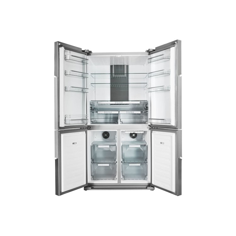 Hotpoint HPSN4TA+IN Quattro American Fridge Freezer - Stainless Steel