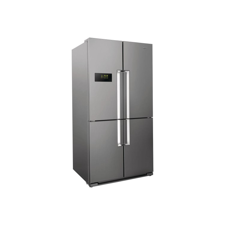 Hotpoint HPSN4TA+IN Quattro American Fridge Freezer - Stainless Steel
