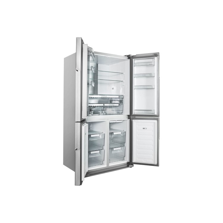 Hotpoint HPSN4TA+IN Quattro American Fridge Freezer - Stainless Steel