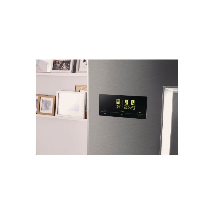 Hotpoint HPSN4TA+IN Quattro American Fridge Freezer - Stainless Steel