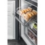 Refurbished Hotpoint HQ9B1L1 Freestanding 591 Litre American Fridge Freezer Stainless Steel
