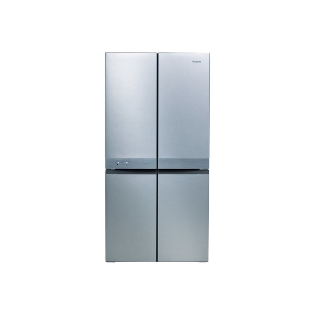 Hotpoint 594 Litre Four Door American Fridge Freezer - Stainless Steel Look