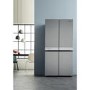 Refurbished Hotpoint HQ9B1L1 Freestanding 591 Litre American Fridge Freezer Stainless Steel