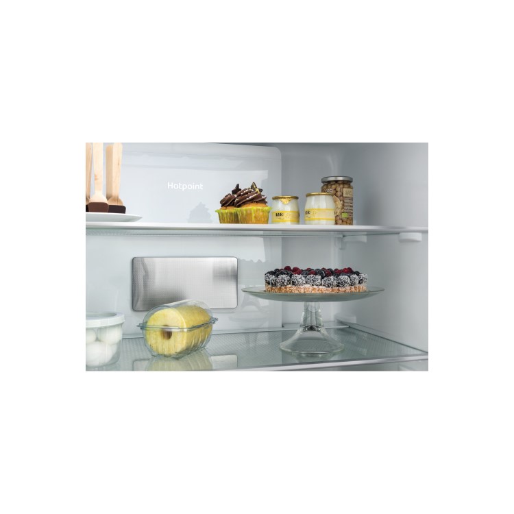 Refurbished Hotpoint HQ9B1L1 Freestanding 591 Litre American Fridge Freezer Stainless Steel