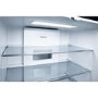 Refurbished Hotpoint HQ9B1L1 Freestanding 591 Litre American Fridge Freezer Stainless Steel