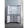 Hotpoint HQ9B1L Side-by-side American Fridge Freezer - Stainless Steel Look