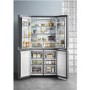 Hotpoint HQ9B1L Side-by-side American Fridge Freezer - Stainless Steel Look