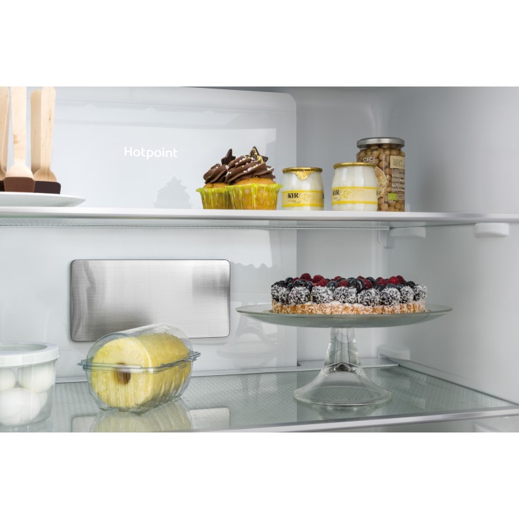 Hotpoint HQ9B1L Side-by-side American Fridge Freezer - Stainless Steel Look