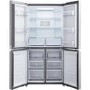 Hotpoint HQ9B1L Side-by-side American Fridge Freezer - Stainless Steel Look