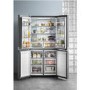 Hotpoint HQ9B1L Side-by-side American Fridge Freezer - Stainless Steel Look