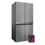 GRADE A1 - Hotpoint HQ9E1L American-style Frost Free Fridge Freezer With Touch Controls - Stainless Steel Look