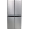 GRADE A3 - Hotpoint HQ9E1L American-style Frost Free Fridge Freezer With Touch Controls - Stainless Steel Look