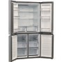 GRADE A1 - Hotpoint HQ9E1L American-style Frost Free Fridge Freezer With Touch Controls - Stainless Steel Look