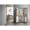GRADE A2 - Hotpoint HQ9E1L American-style Frost Free Fridge Freezer With Touch Controls - Stainless Steel Look