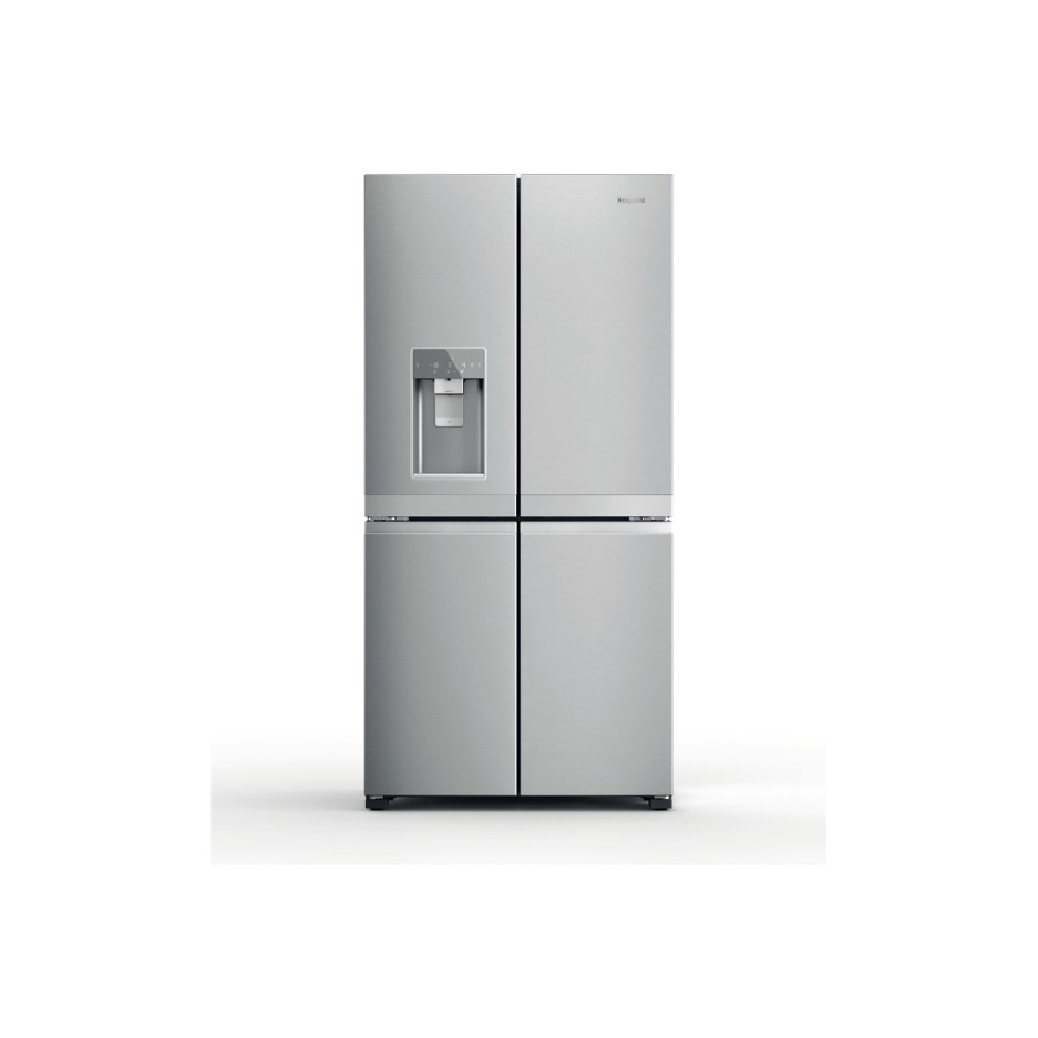 Hotpoint 338 Litre American Fridge Freezer Inox Look HQ9IMO1L Appliances Direct