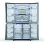 Hotpoint 596 Litre Freestanding American Fridge Freezer - Stainless Steel