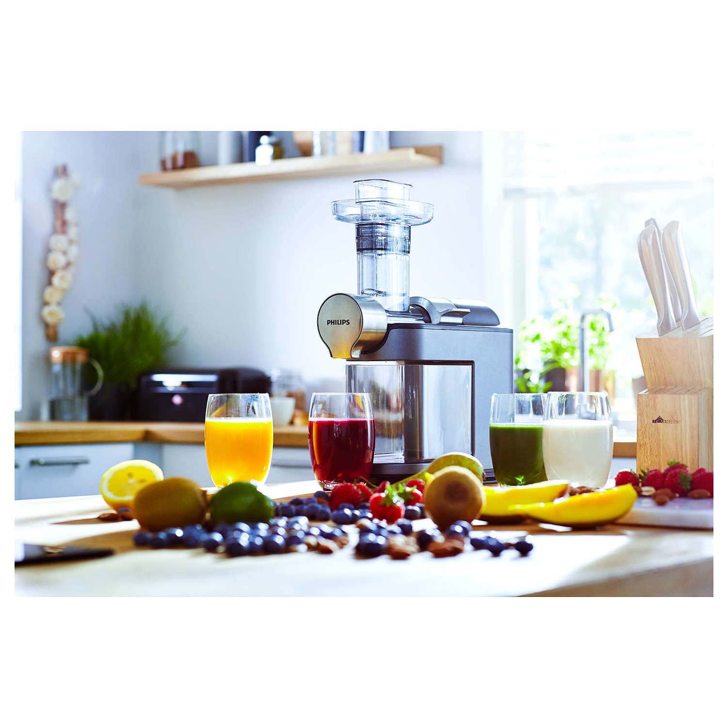 Philips HR1947/31 Avance Collection Masticating Slow Juicer - Silver ...