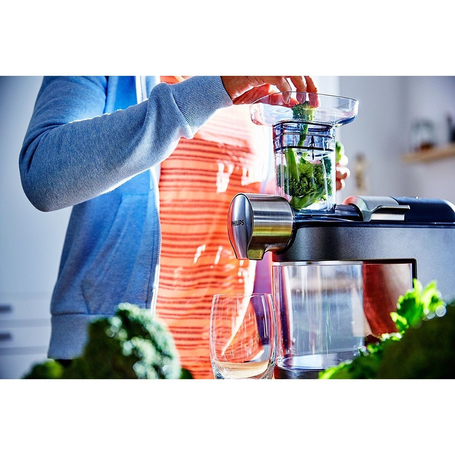 Philips HR1947/31 Avance Collection Masticating Slow Juicer - Silver ...