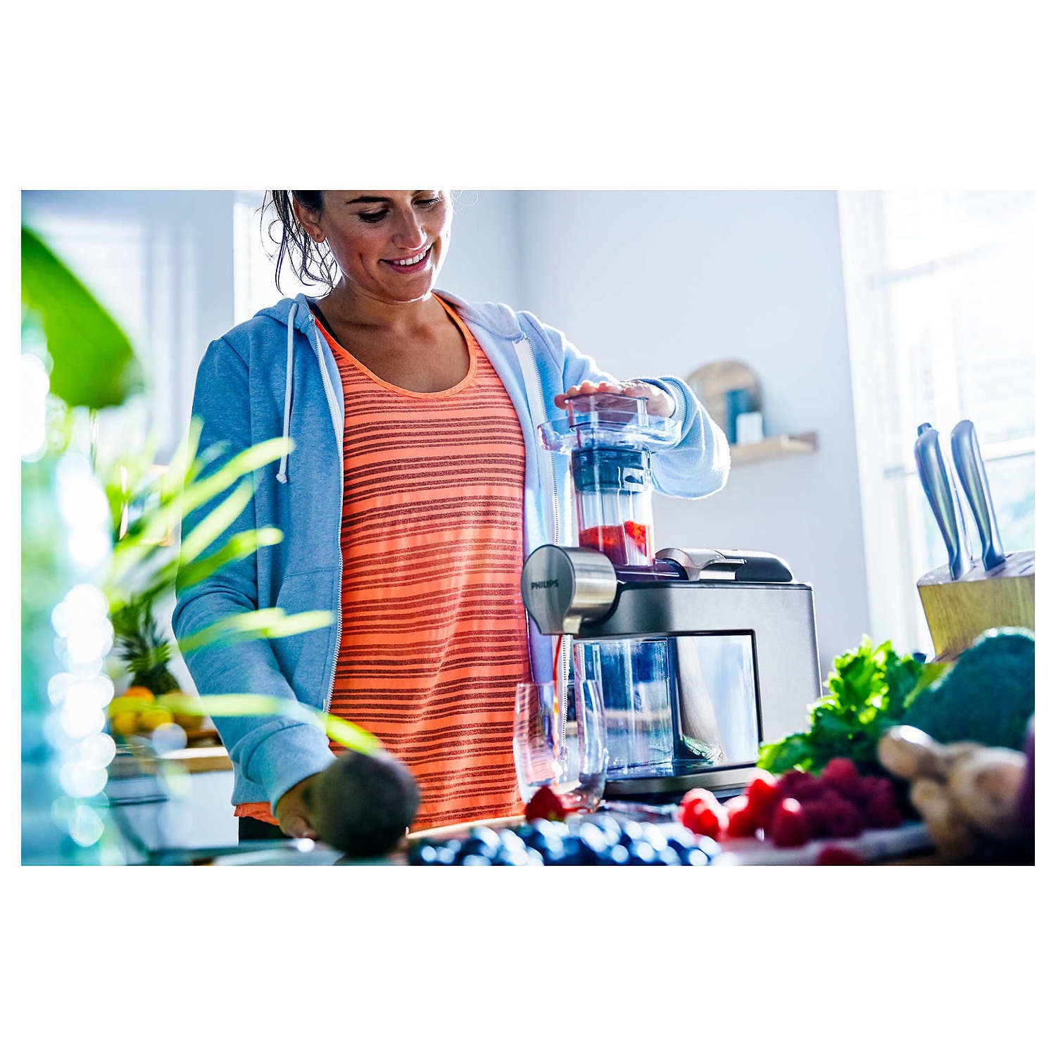 Philips HR1947/31 Avance Collection Masticating Slow Juicer Silver