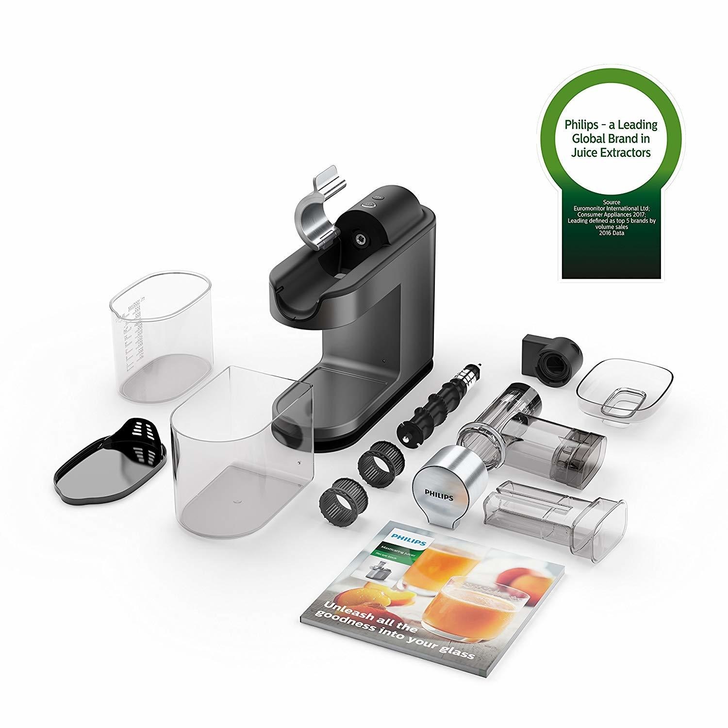 Philips HR1947/31 Avance Collection Masticating Slow Juicer - Silver ...