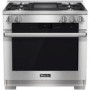 Miele HR1936G 92cm Wide Dual Fuel Range Cooker - Stainless Steel