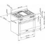 Miele HR1936G 92cm Wide Dual Fuel Range Cooker - Stainless Steel