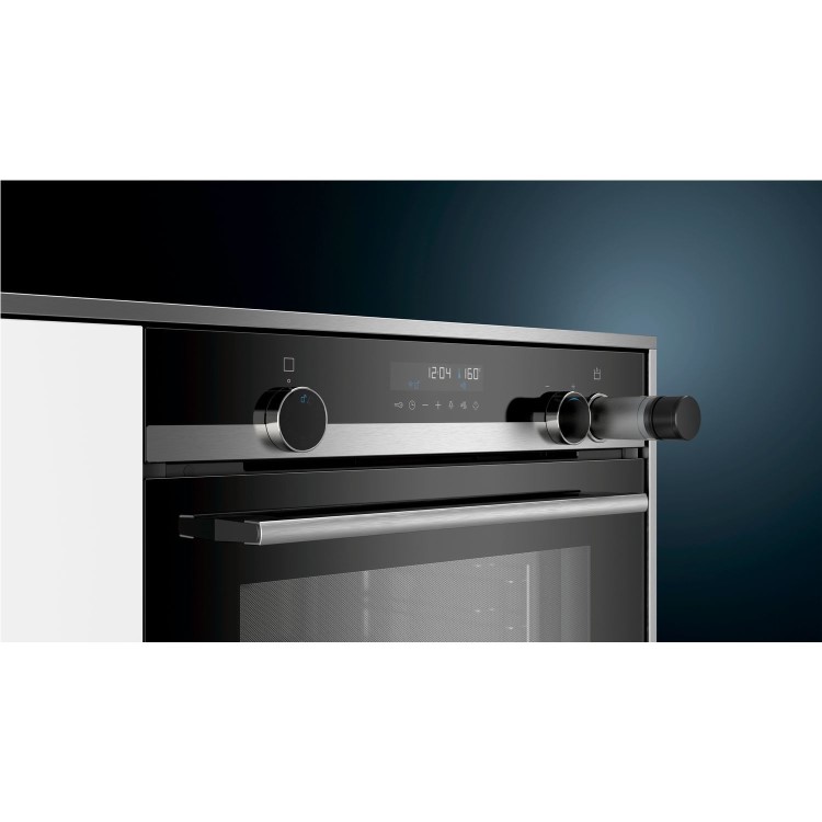Siemens iQ500 Electric Single Oven with Added Steam Function - Stainless Steel