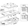 Hotpoint 58cm 4 Zone Ceramic Hob