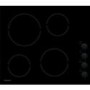 Refurbished Hotpoint HR619CH 58cm 4 Zone Ceramic Hob With Side Controls Black