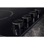 Refurbished Hotpoint HR619CH 58cm 4 Zone Ceramic Hob With Side Controls Black