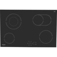 Refurbished Hotpoint HR724BH 77cm 4 Zone Ceramic Hob with Oval Dual Zone