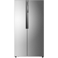 Haier HRF-521DS6 American Side-By-Side Fridge Freezer - Silver