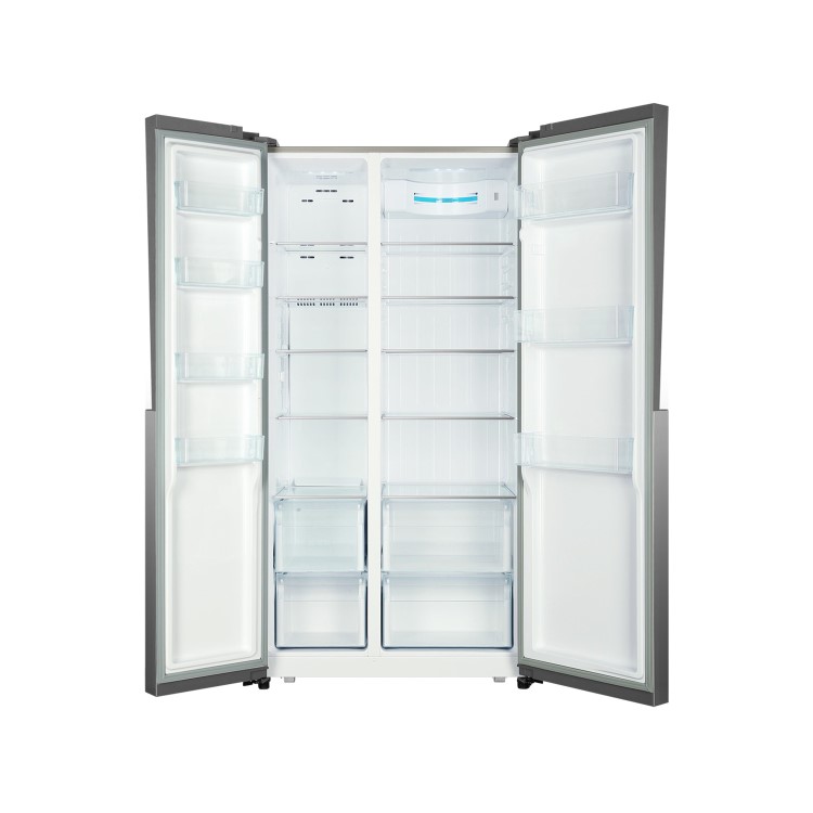 Haier HRF-521DS6 American Side-By-Side Fridge Freezer - Silver