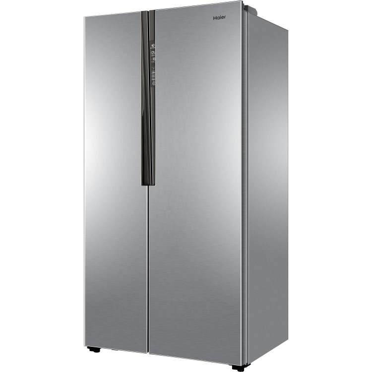 Haier HRF-521DS6 American Side-By-Side Fridge Freezer - Silver