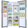 Refurbished Haier HRF-522IG6 Freestanding 500 Litre 50/50 Frost Free American Fridge Freezer