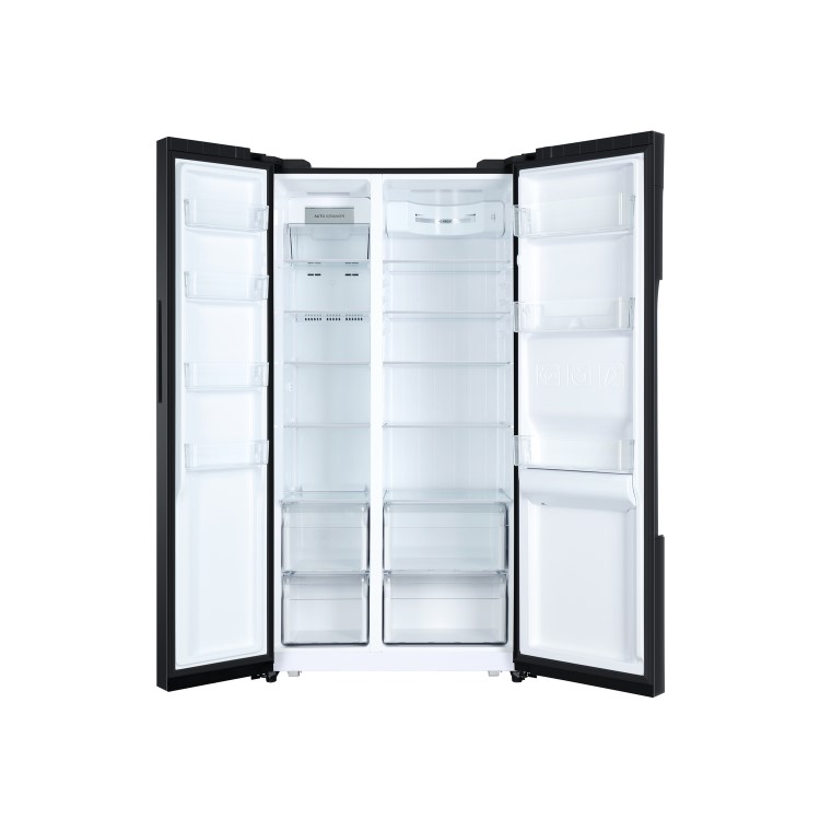 Haier HRF-522IB6 American Fridge Freezer With Water Dispenser - Black