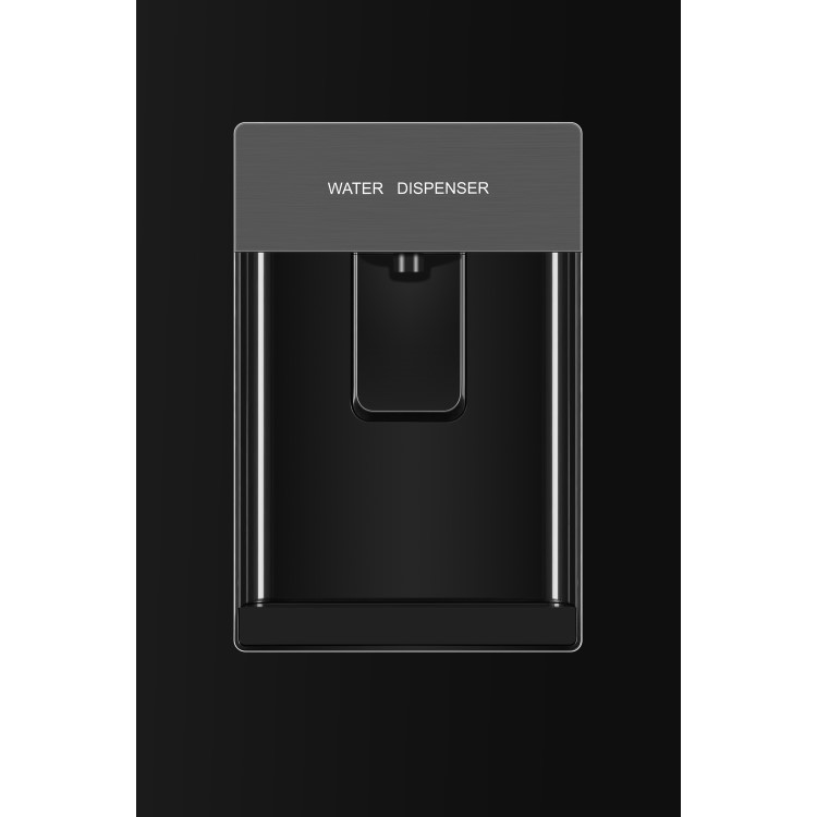Haier HRF-522IB6 American Fridge Freezer With Water Dispenser - Black