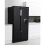 Haier HRF-522WBB6 510 Litre American Style Fridge Freezer Water Dispenser Frost Free 91cm Wide - Black