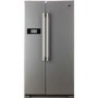 GRADE A1 - Haier HRF-628DF6 570L Frost Free American Fridge Freezer Stainless Steel Look