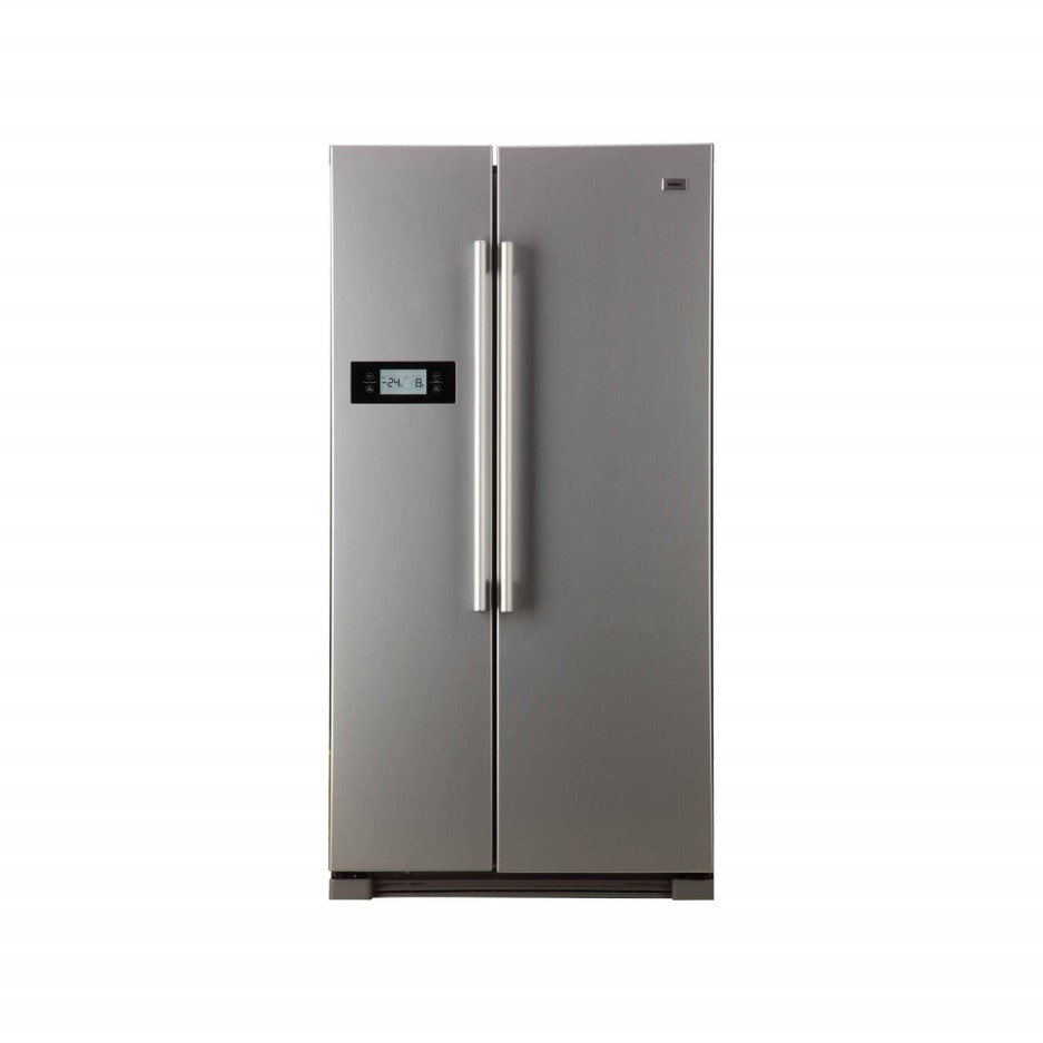 Haier HRF628DF6 570L Frost Free American Fridge Freezer Stainless