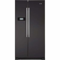 GRADE A2 - Haier HRF-628DN6 570L Frost Free American Fridge Freezer Black